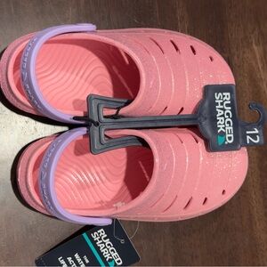 Rugged Shark Pink Kids Water Shoes